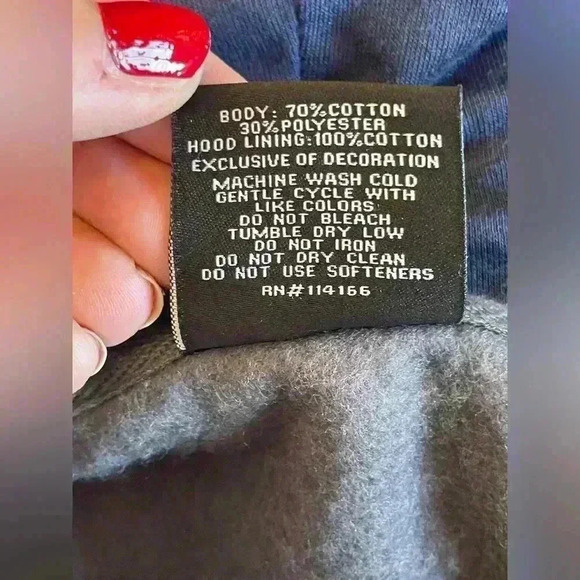 Men's Colosseum Charcoal UConn Huskies Logo Full-Zip Hoodie Extra Large Stitched - Picture 10 of 10